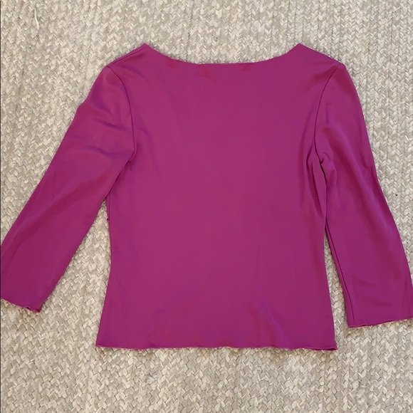 BCBG Max Azria magenta top - Picture 4 of 4